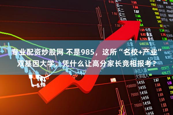 专业配资炒股网 不是985，这所“名校+产业”双基因大学，凭什么让高分家长竞相报考？