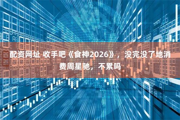 配资网址 收手吧《食神2026》，没完没了地消费周星驰，不累吗